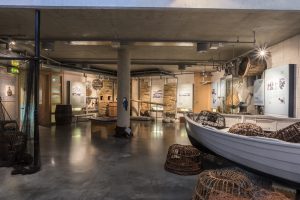 A photo of the Cornish Quayside gallery at the Museum.