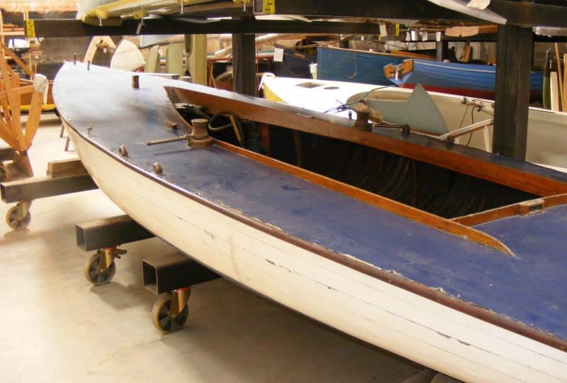 Photo of the 'Flying Twenty' in the Museum's workshop.