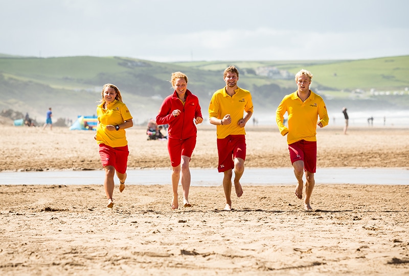 Lifeguard training taking place at Woolacombe and Croyde beaches