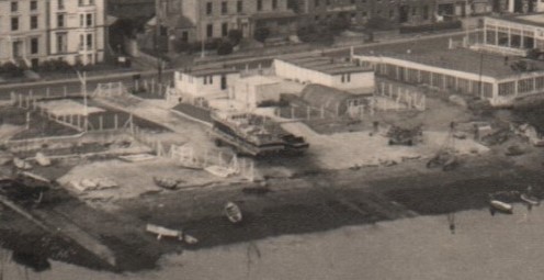 Enlargement of the area at Grove place occupied by RAF 1102 Marine Craft Unit.