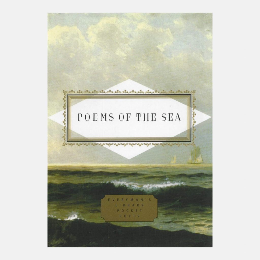 Poems of the Sea cover images of sea, waves and old fashioned ships