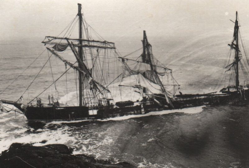 The Bay of Panama wreck off the Lizard peninsula in 1891.