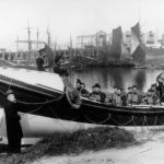 A historic photo of Falmouth Lifeboat.