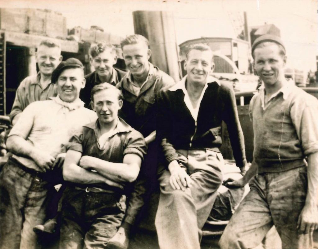 The crew of the Northgate Scot during the 1950s.