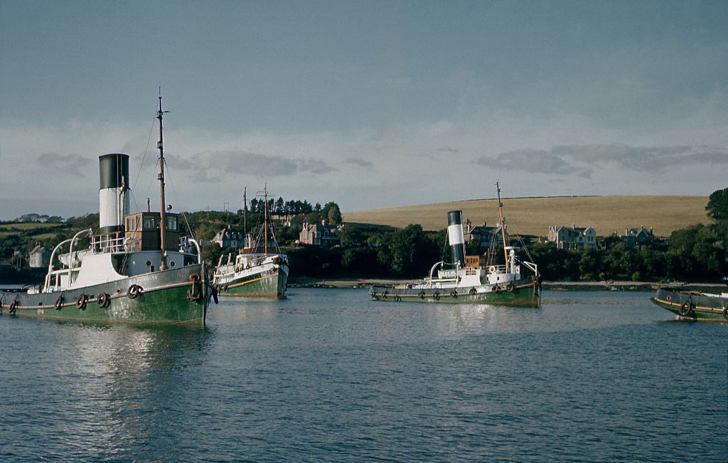 St Agnes and St Merryn in Falmouth Harbour during October 1961.