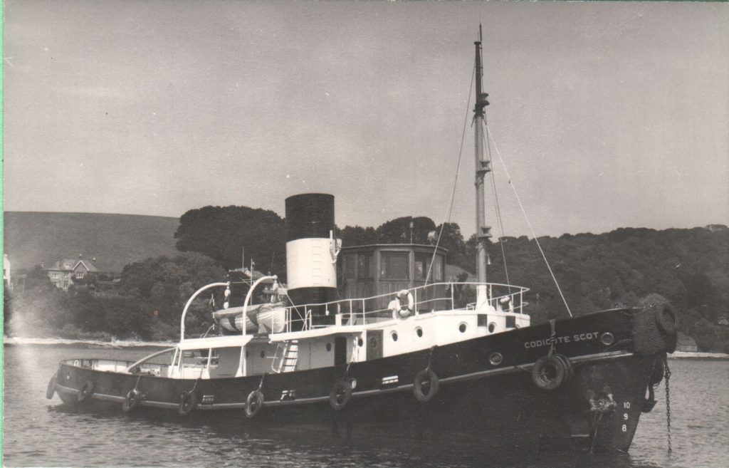 Codicote Scot, later St Levan in Falmouth Harbour.