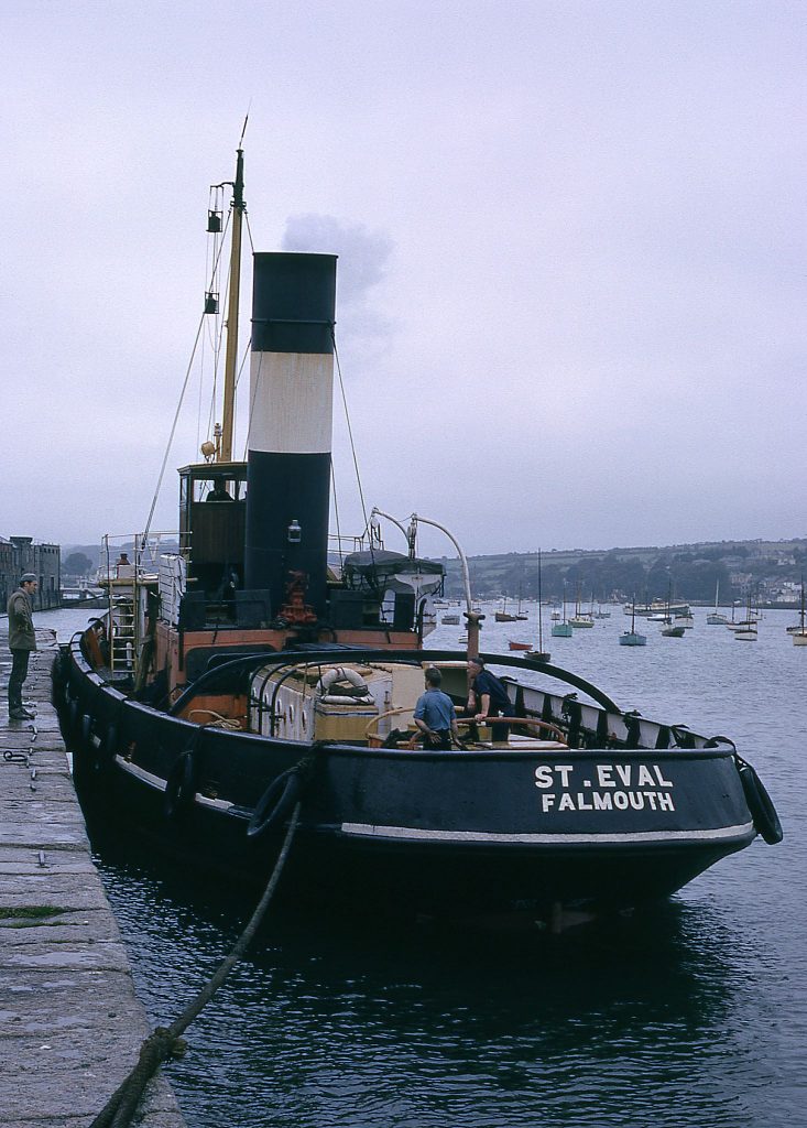 St Eval, alongside Town Quay during October 1961.