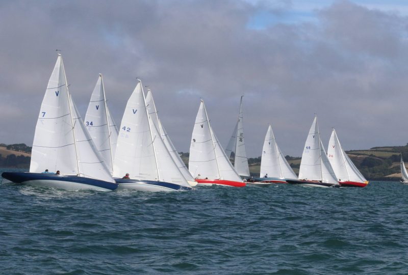 Sunbeams sailing in Falmouth.