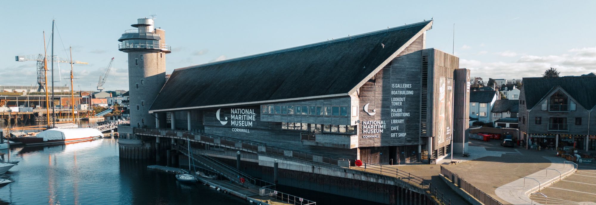 An external photo of National Maritime Museum Cornwall.