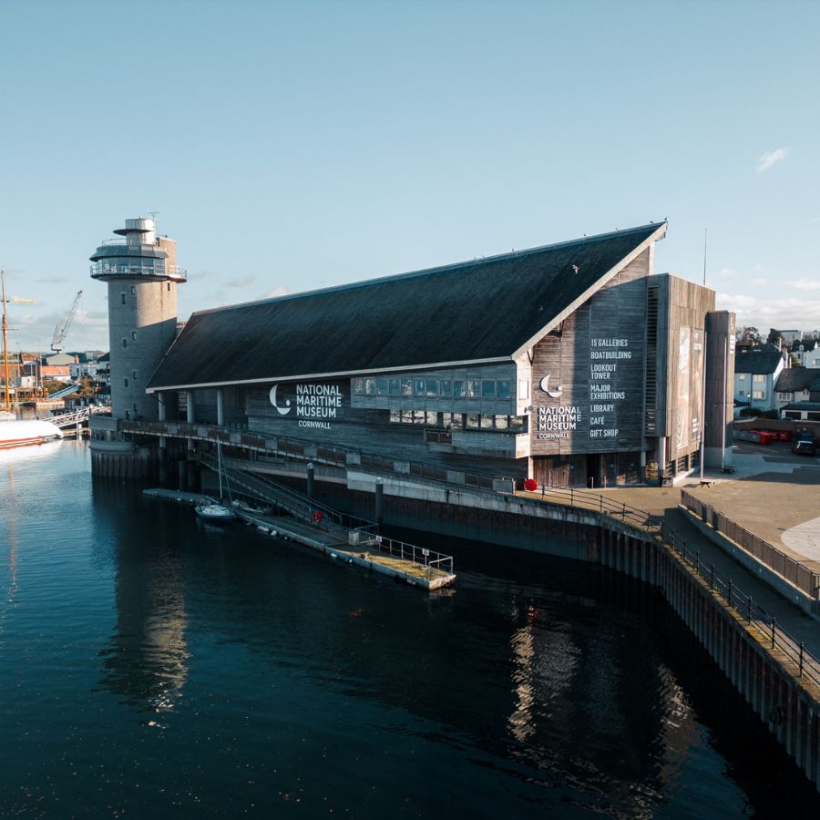 An external photo of National Maritime Museum Cornwall.