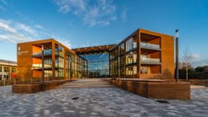 The UK Hydrographic Office Building.