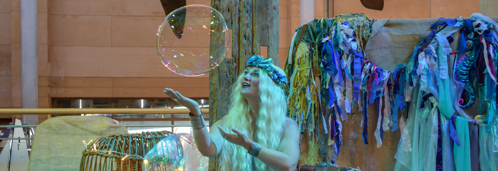 Mischief Mermaid Ocean Tales at National Maritime Museum Cornwall for the Summer Holidays.